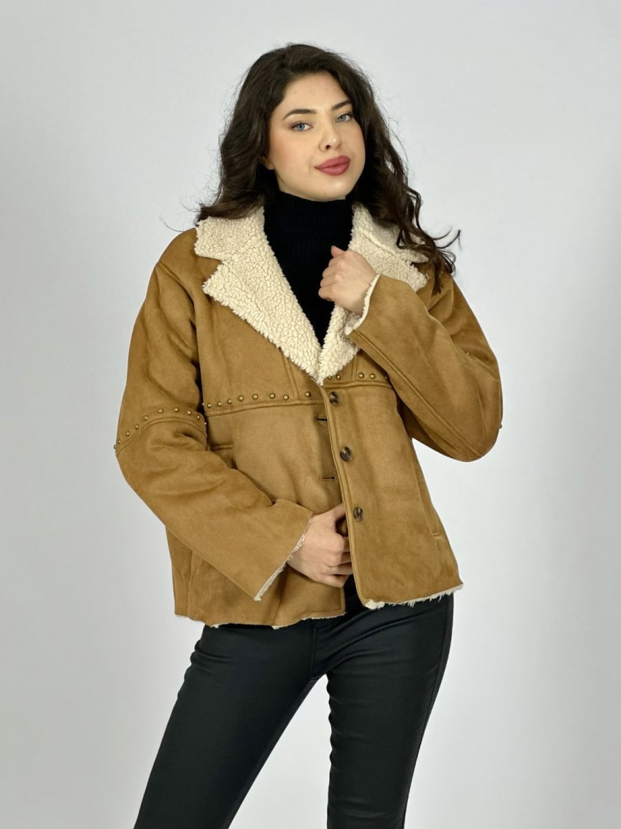 Chaqueta Achiporrada Tachas Cruzadas B3-151/1545