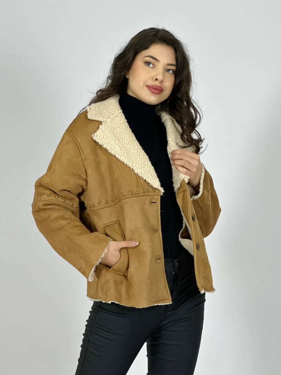 Chaqueta Achiporrada Tachas Cruzadas B3-151/1546