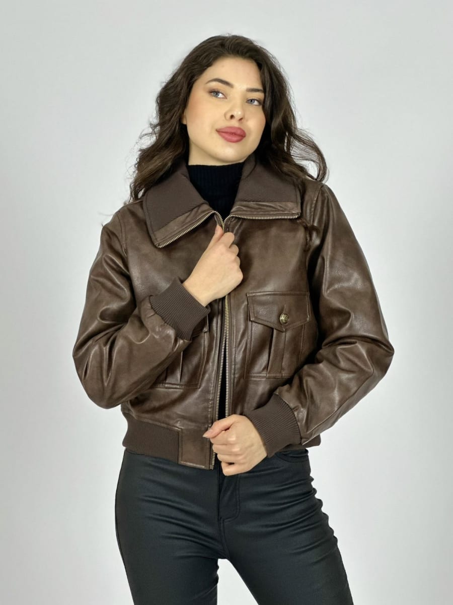 Chaqueta Eco Cuero Corta B3-137/1433