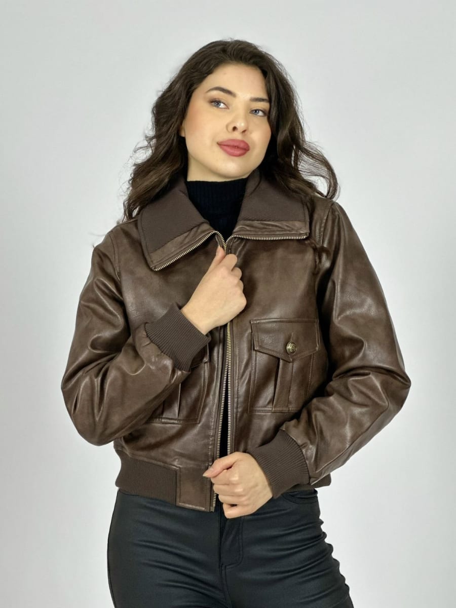 Chaqueta Eco Cuero Corta B3-137/1432