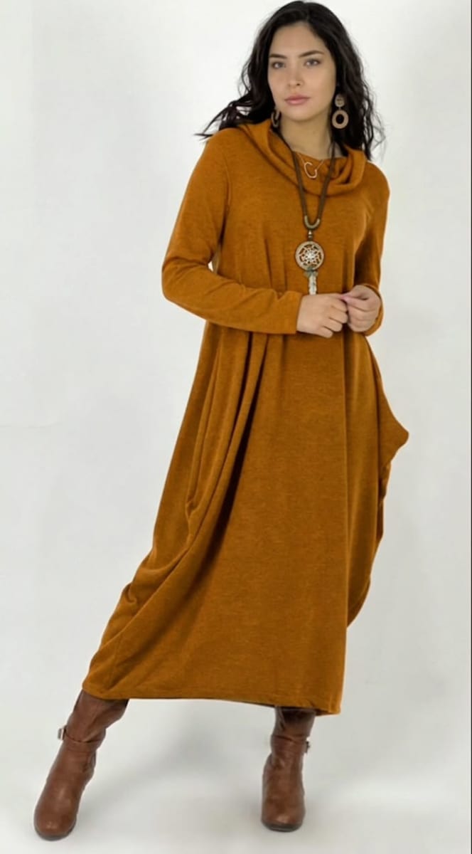 Vestido Globo Lanilla A3-801