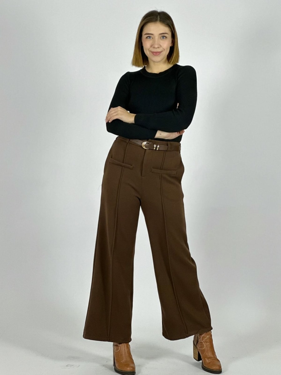 Pantalon de Paño Con Cinturon Incluido A4-921