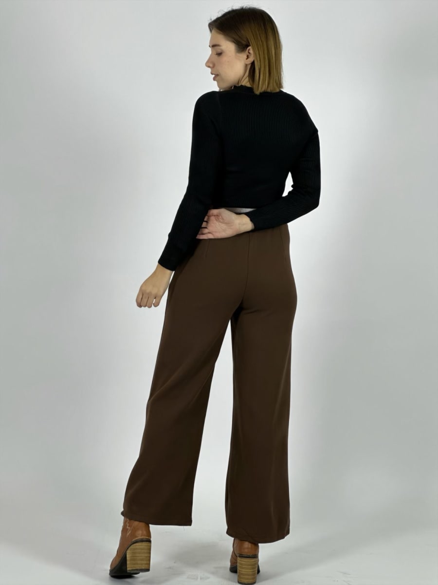 Pantalon de Paño Con Cinturon Incluido A4-923