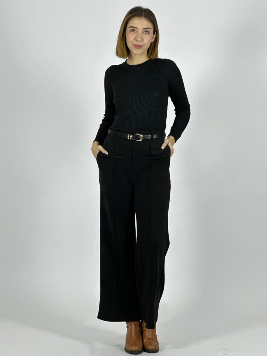 Pantalon de Paño Con Cinturon Incluido A4-9211