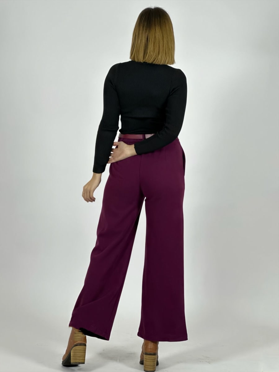 Pantalon de Paño Con Cinturon Incluido A4-9210