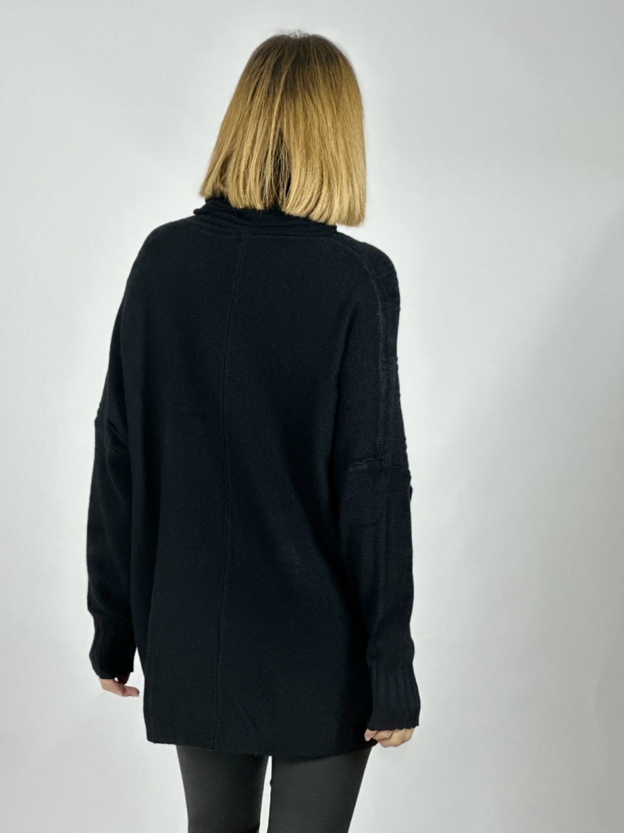Sweater Costura Diseño en V A4-913