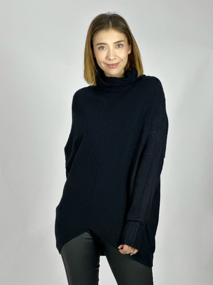 Sweater Costura Diseño en V A4-912