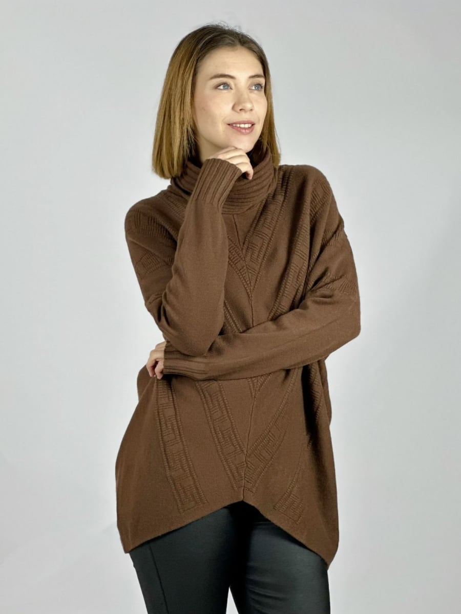 Sweater Costura Diseño en V A4-9111