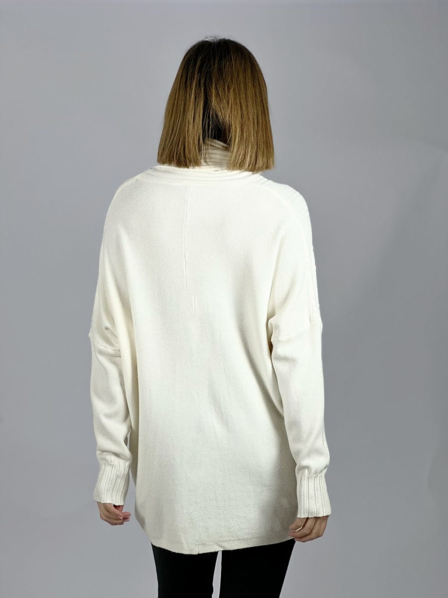Sweater Costura Diseño en V A4-919