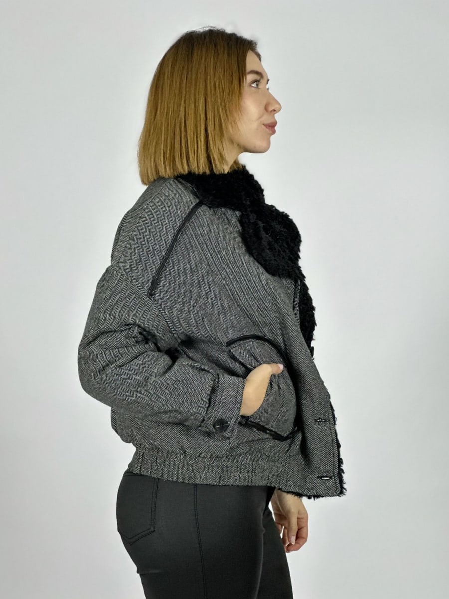 Chaqueta Con Chiporro en Cuello B3-145/1549