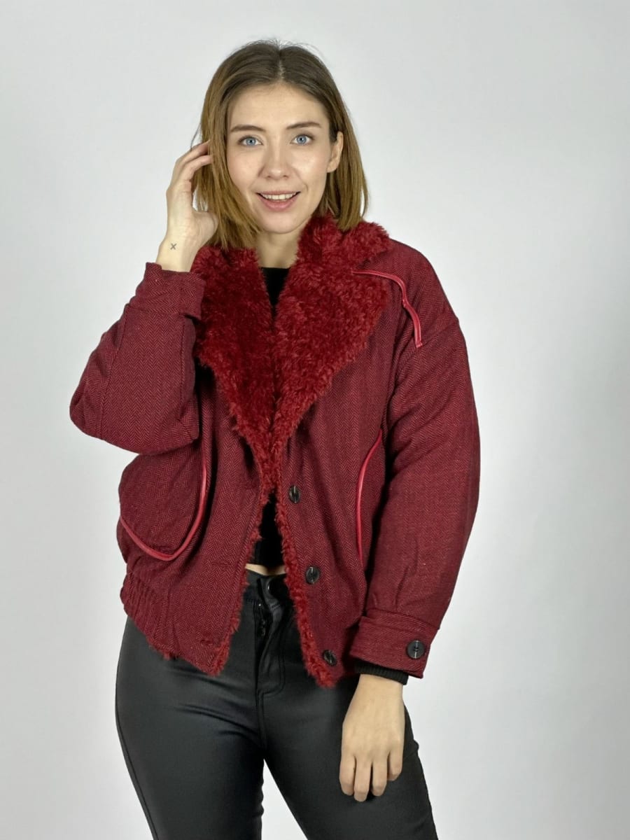 Chaqueta Con Chiporro en Cuello B3-145/15411