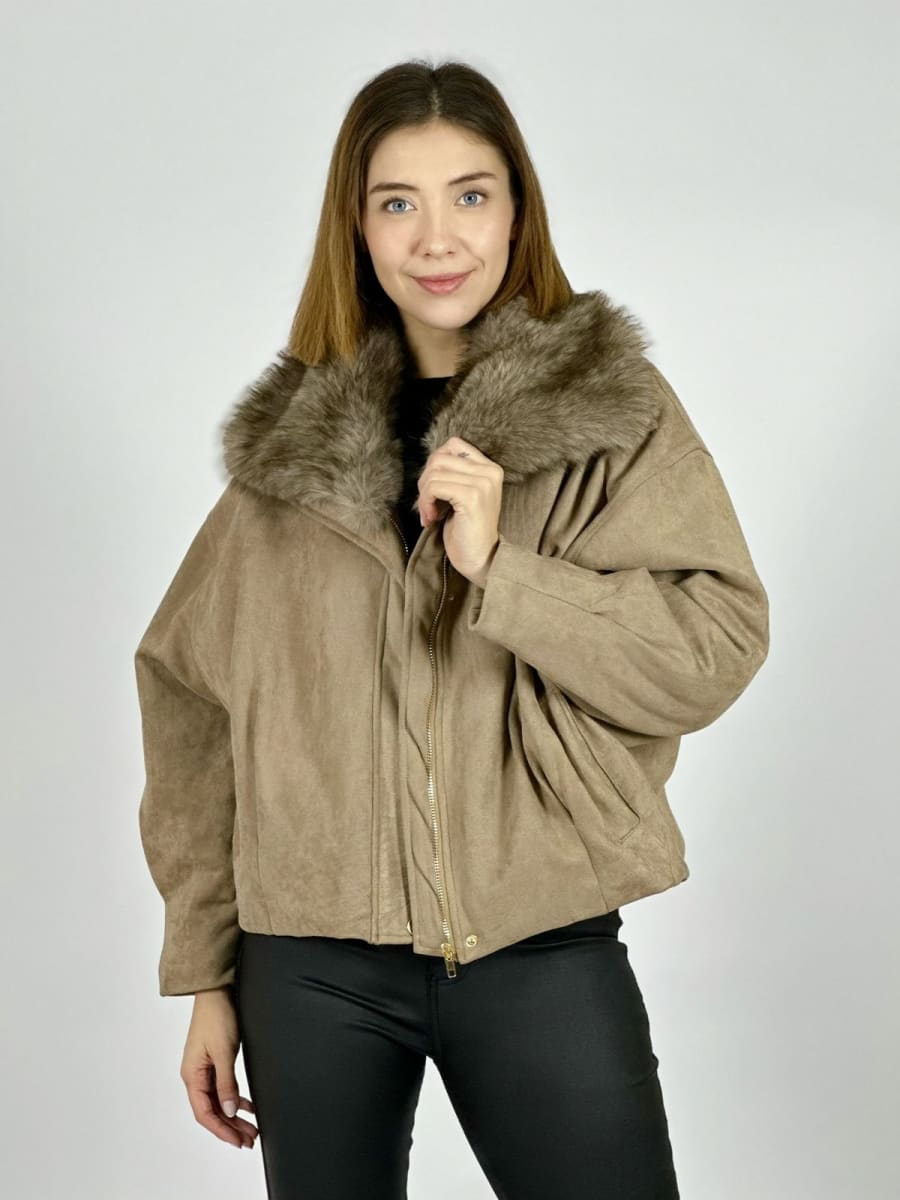 Chaqueta Gamuza Acolchada B1-110//1165