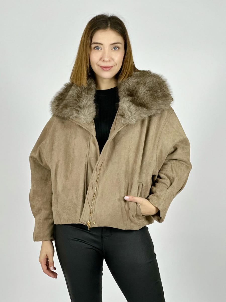 Chaqueta Gamuza Acolchada B1-110//1166