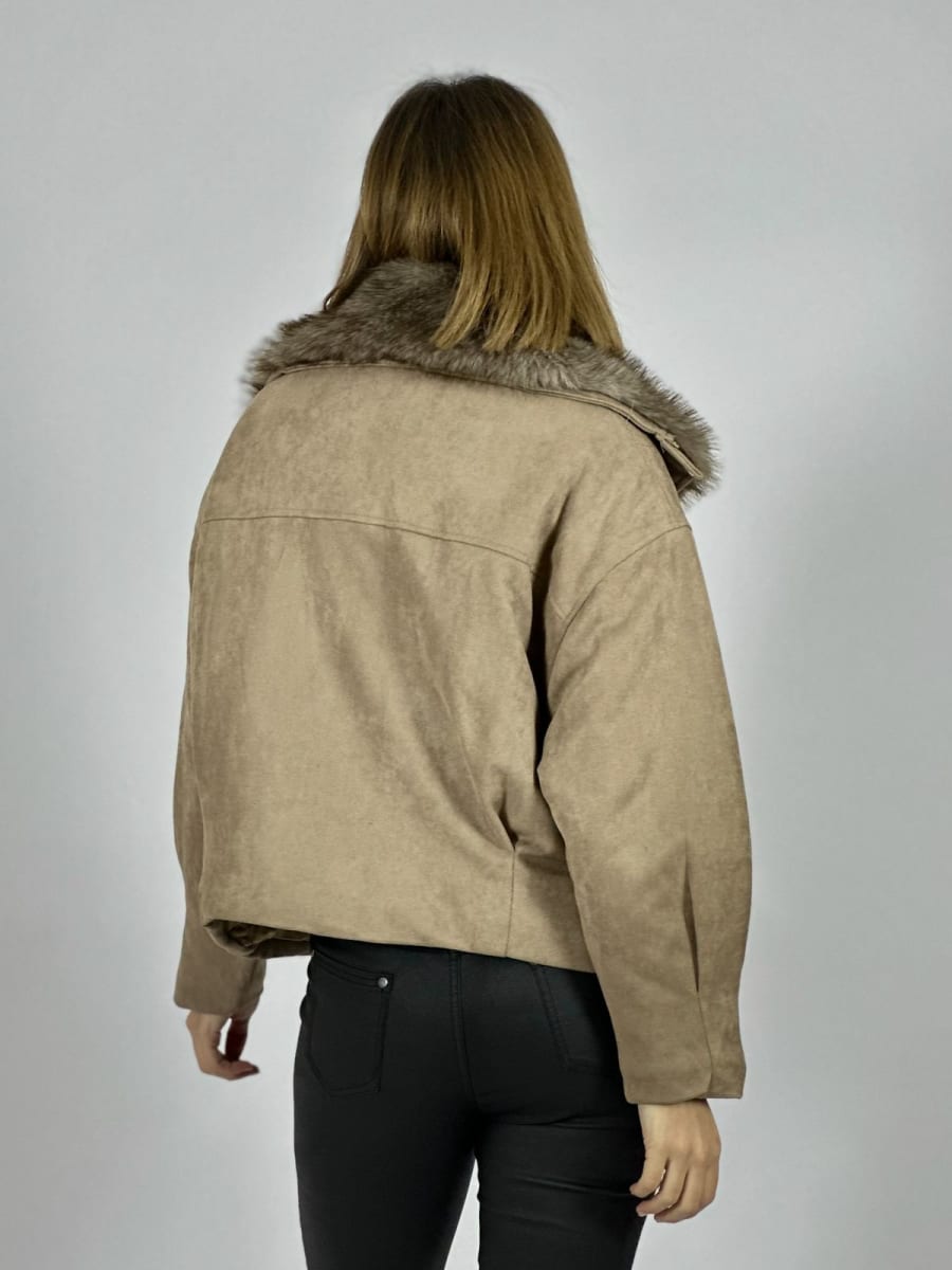 Chaqueta Gamuza Acolchada B1-110//1168