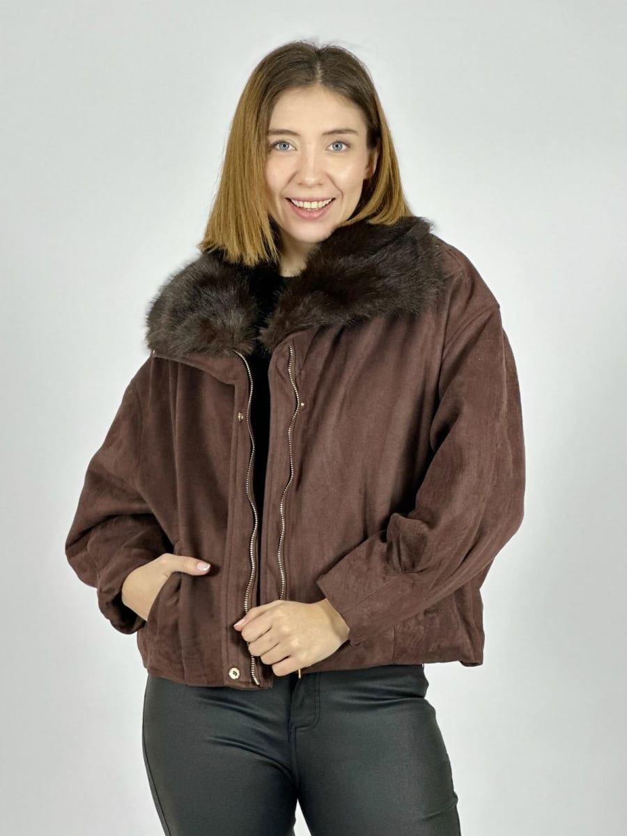 Chaqueta Gamuza Acolchada B1-110//11614