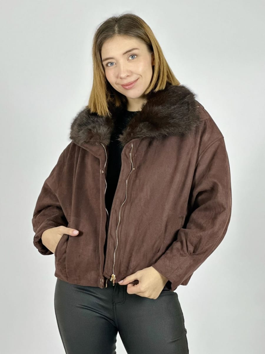Chaqueta Gamuza Acolchada B1-110//11613