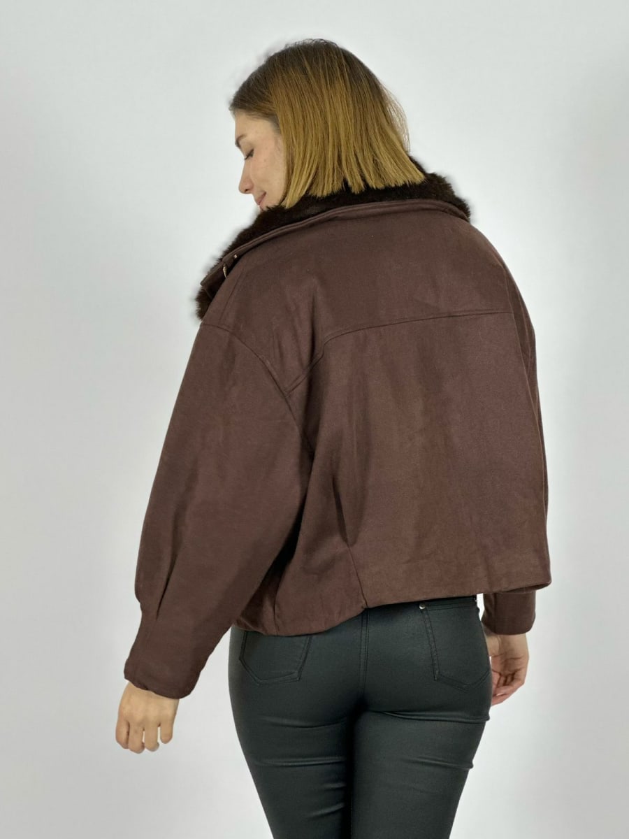 Chaqueta Gamuza Acolchada B1-110//11616
