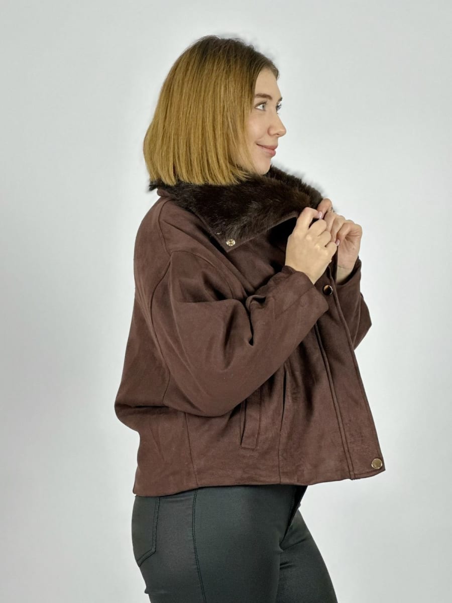 Chaqueta Gamuza Acolchada B1-110//11615