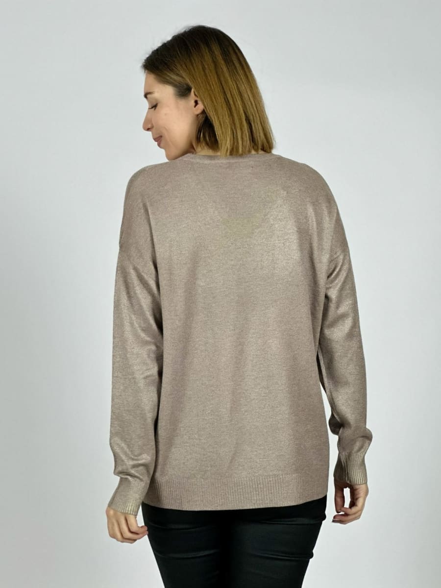 Spandex Cuello V Canva/Leopard B3-1474