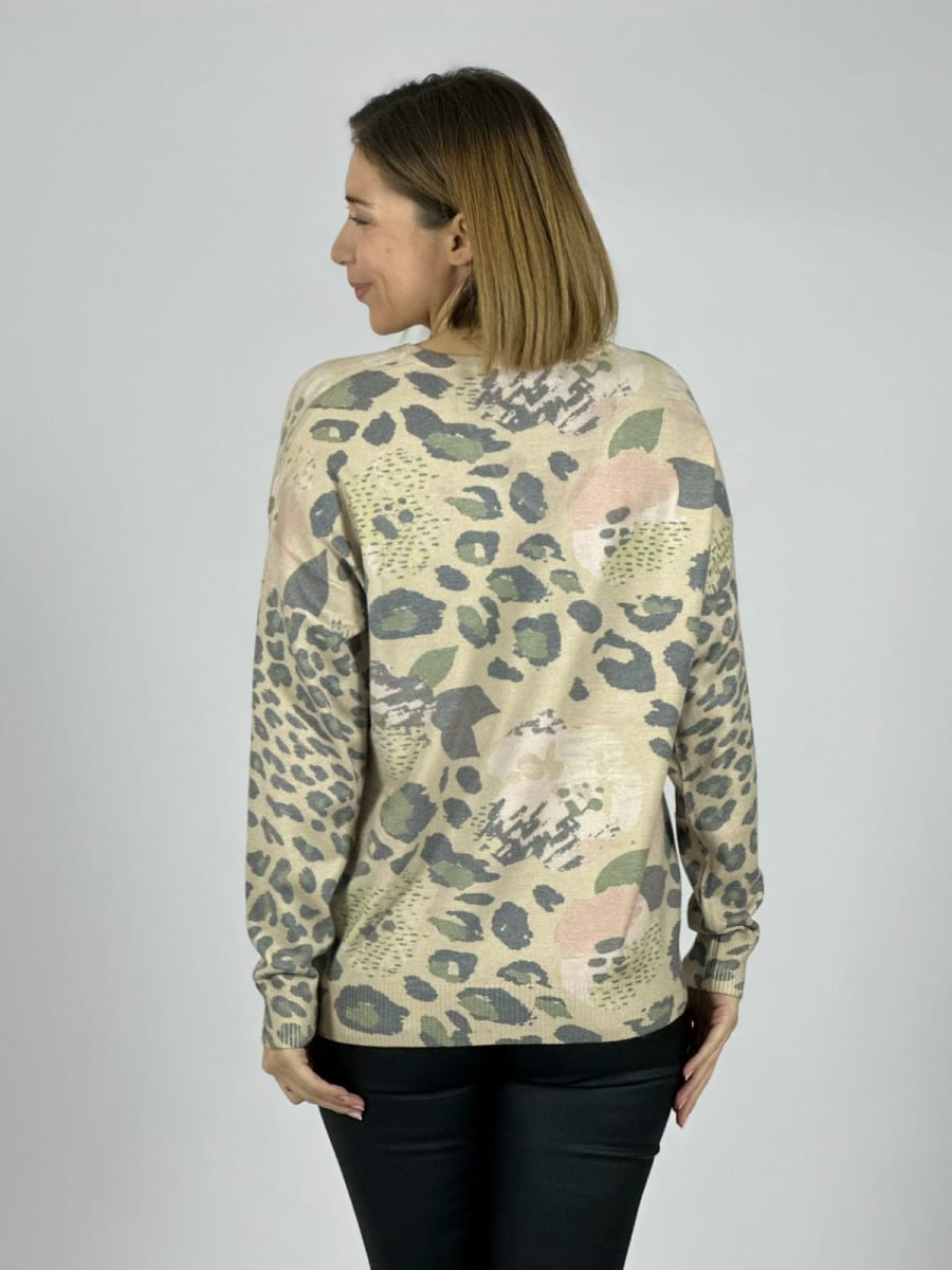 Sweater Manchas/Estrella Dorada B4-1637