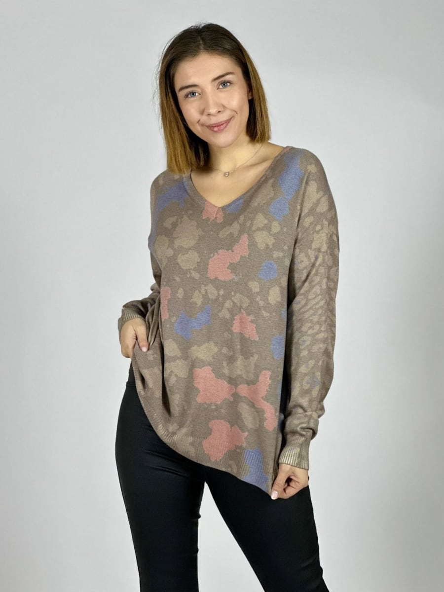 Spandex Manchas Print B1-1008