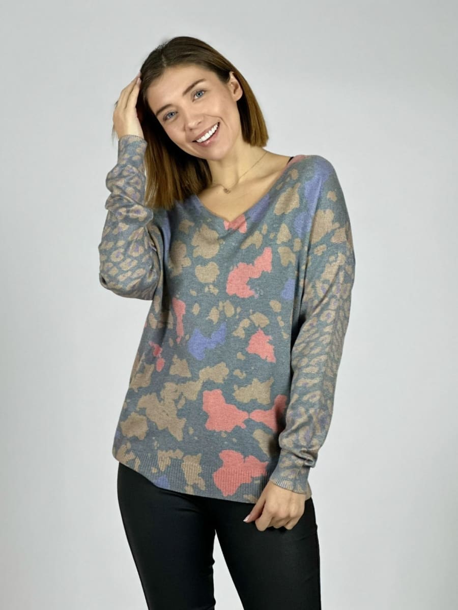 Spandex Manchas Print B1-10011
