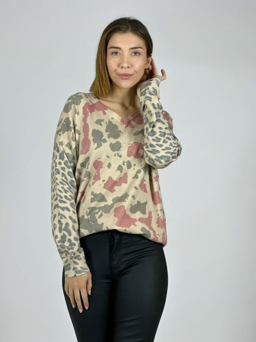 Spandex Manchas Print B1-1005