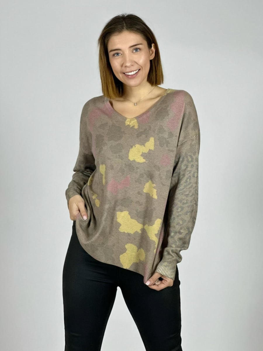 Spandex Manchas Print B1-1001