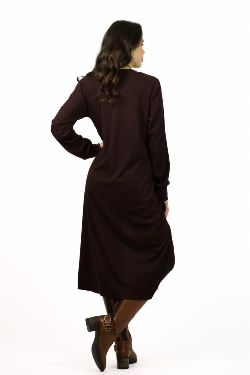 Polera Larga Cruzada Rayon A3-7115