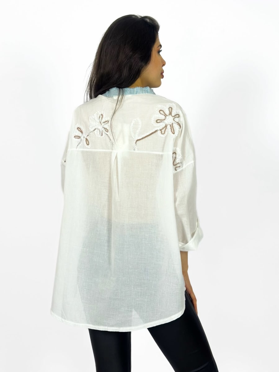 Blusa Viscosa Bordada A1-284