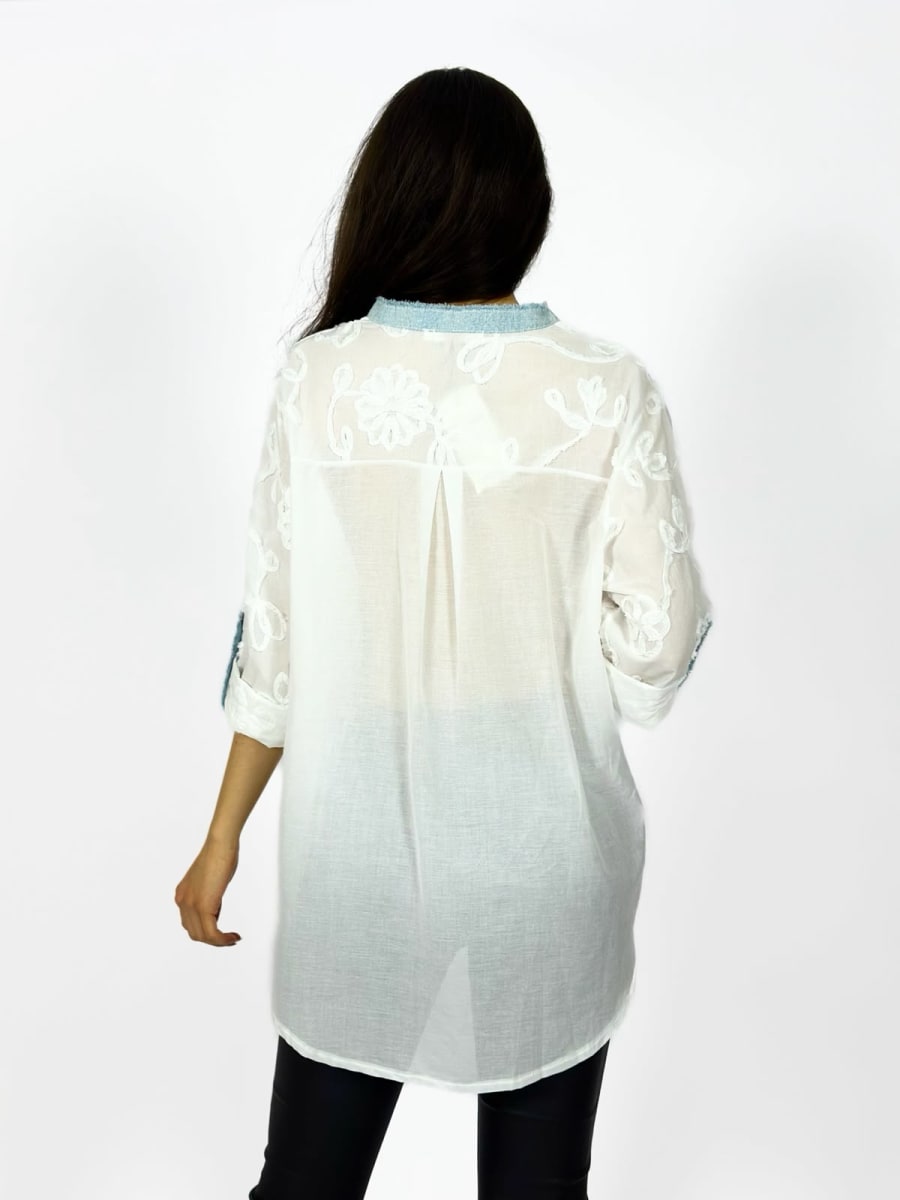Blusa Viscosa Bordada A1-425