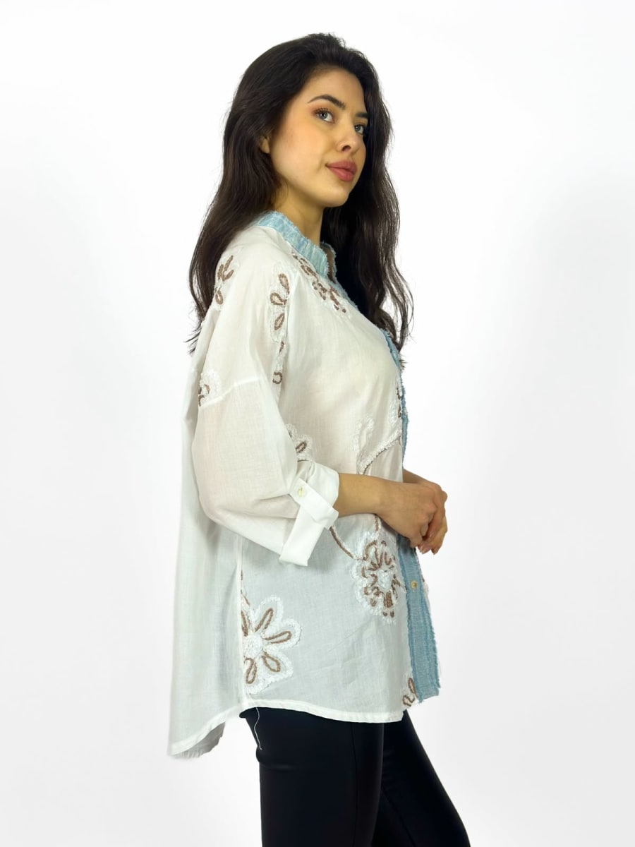 Blusa Viscosa Bordada A1-283