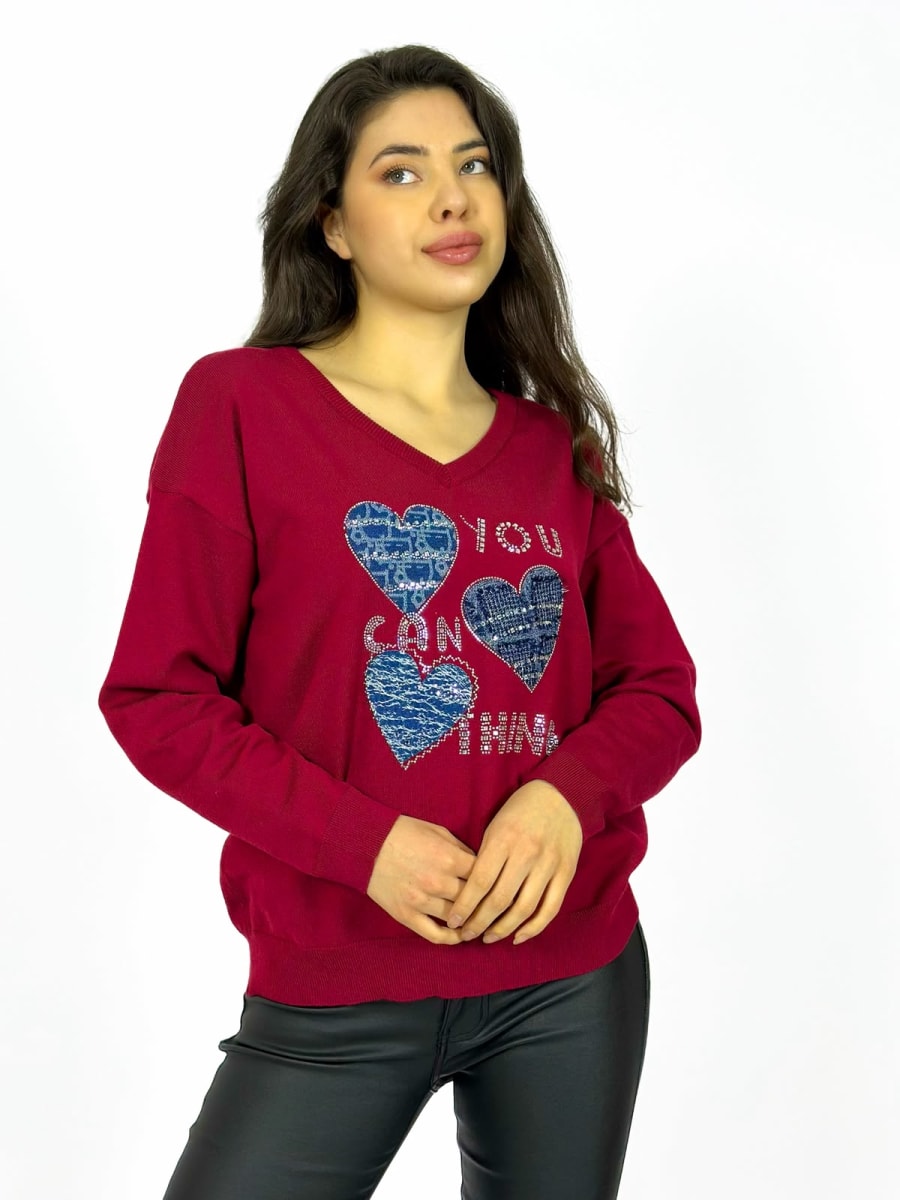Sweater Lana 3 Corazones A4-912