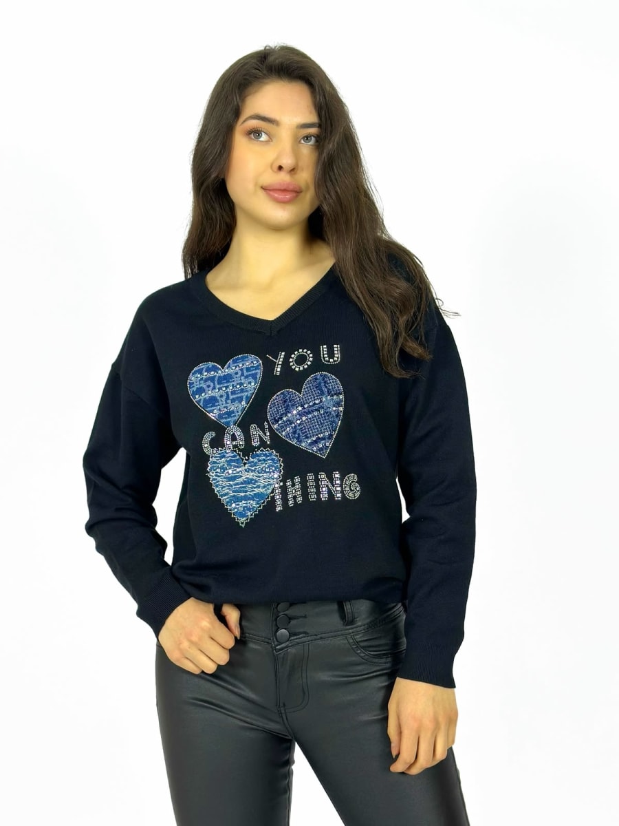 Sweater Lana 3 Corazones A4-9110