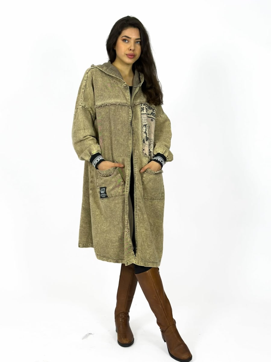 Abrigo Mezclilla Comic Oversize A3-69/757
