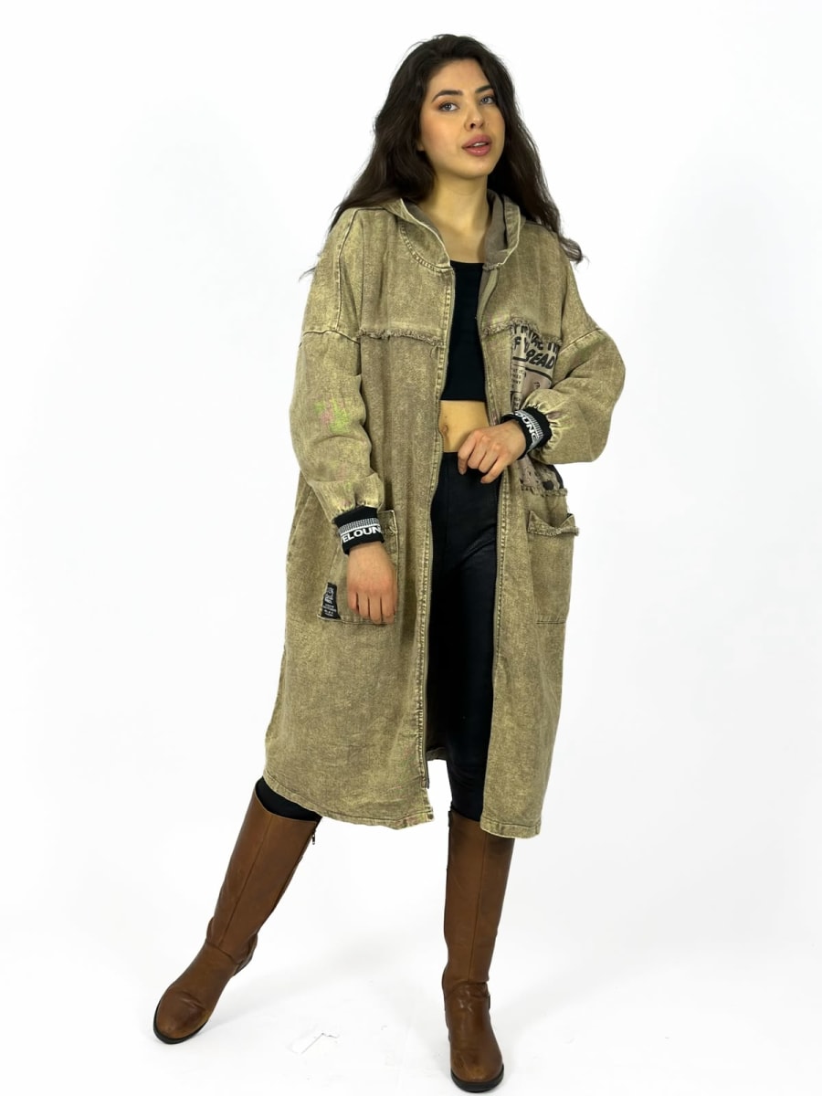 Abrigo Mezclilla Comic Oversize A3-69/758