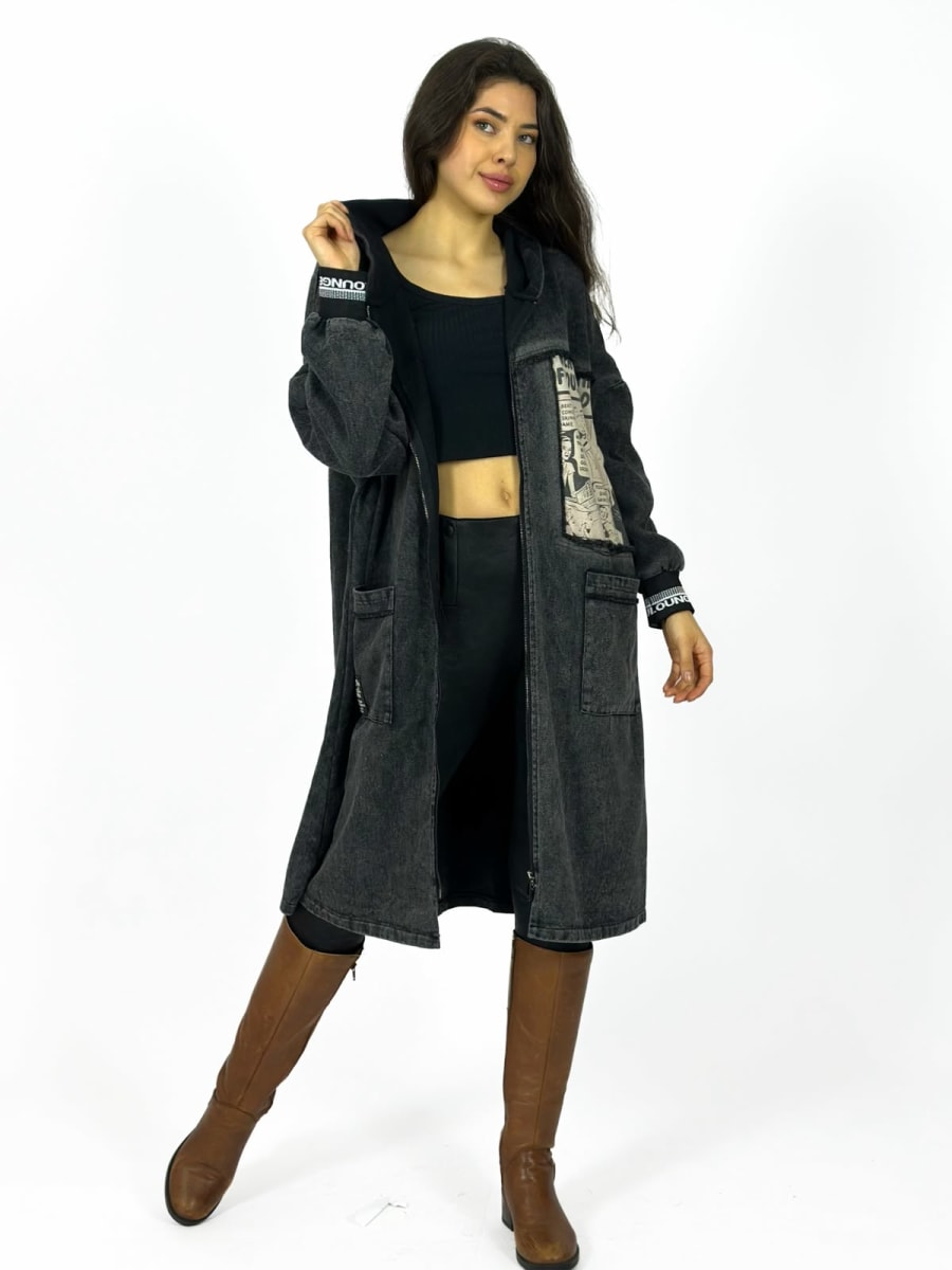 Abrigo Mezclilla Comic Oversize A3-69/7511