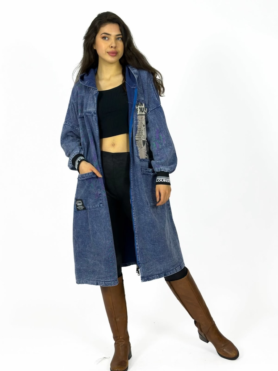 Abrigo Mezclilla Comic Oversize A3-69/751