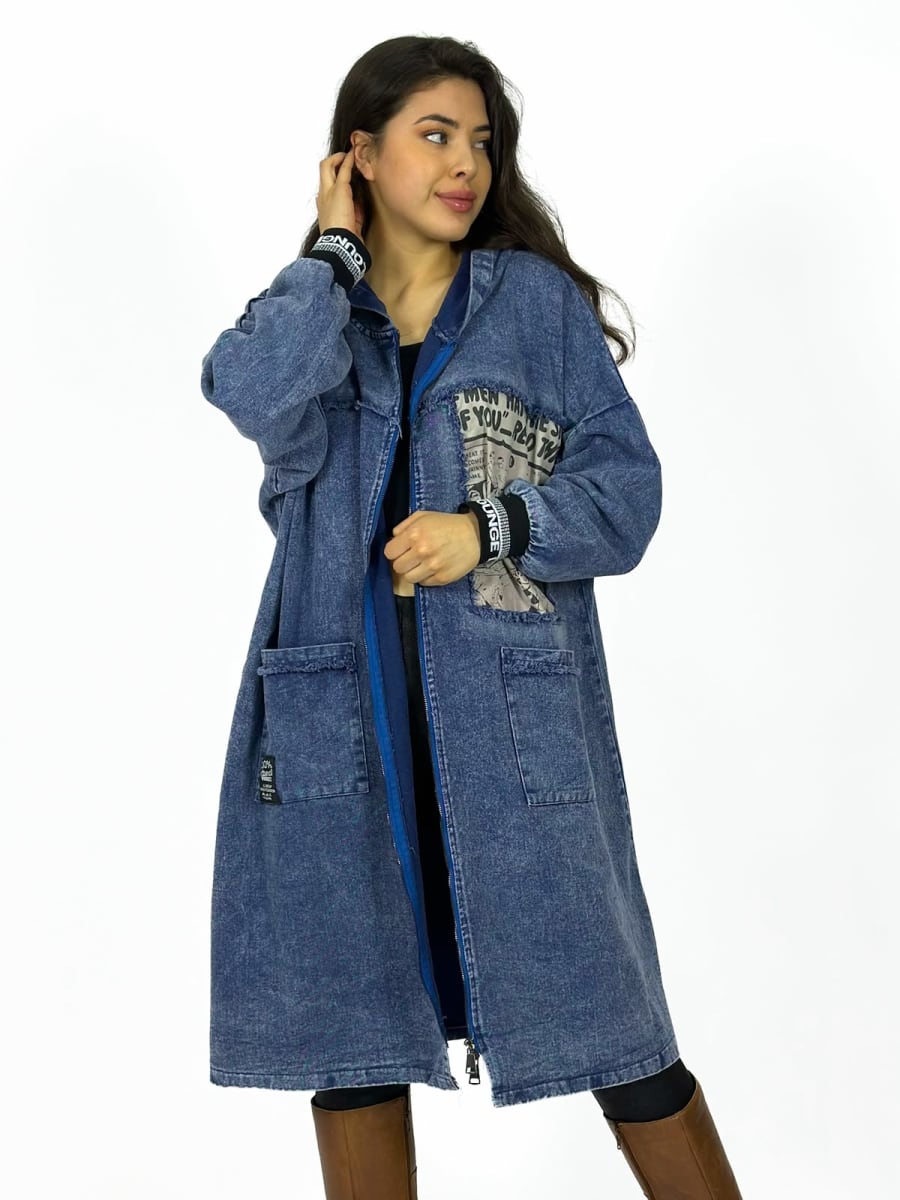 Abrigo Mezclilla Comic Oversize A3-69/755