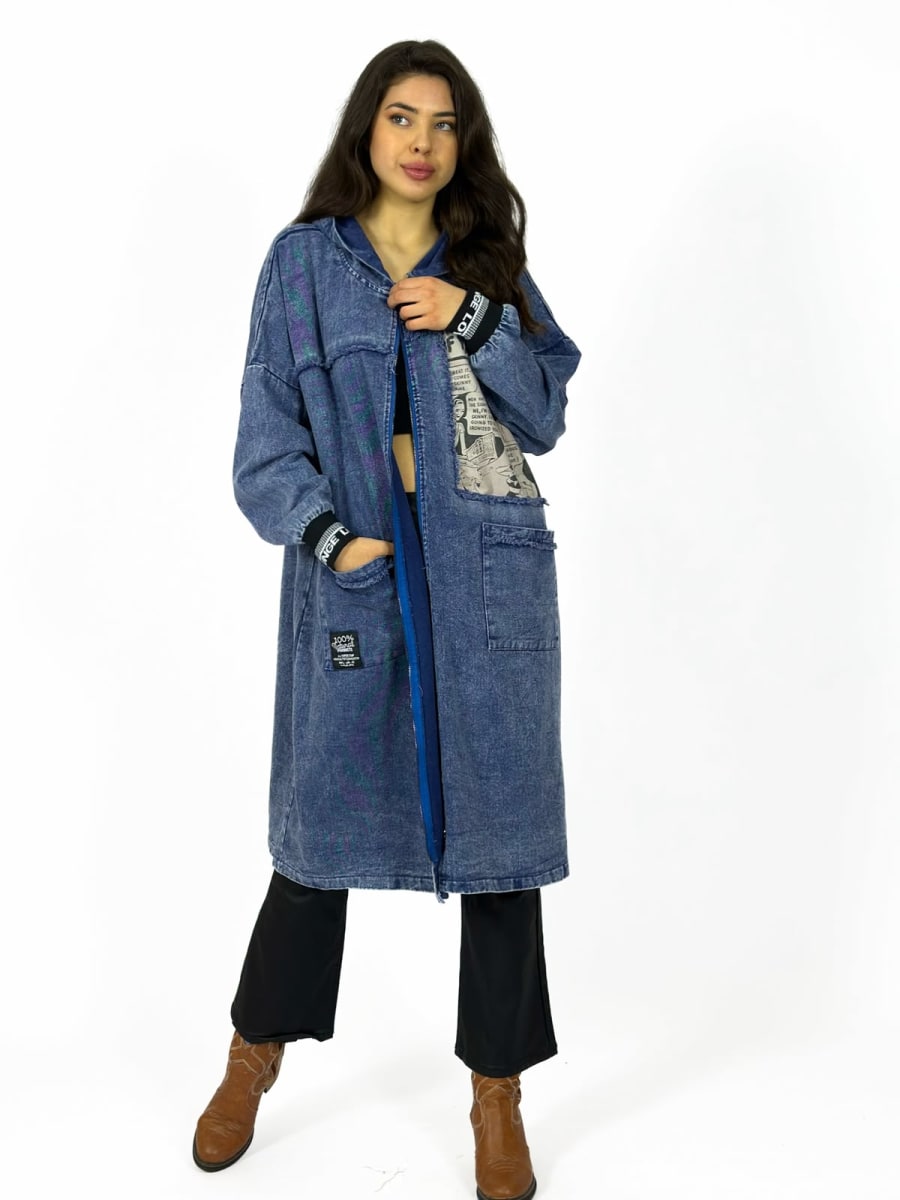 Abrigo Mezclilla Comic Oversize A3-69/752