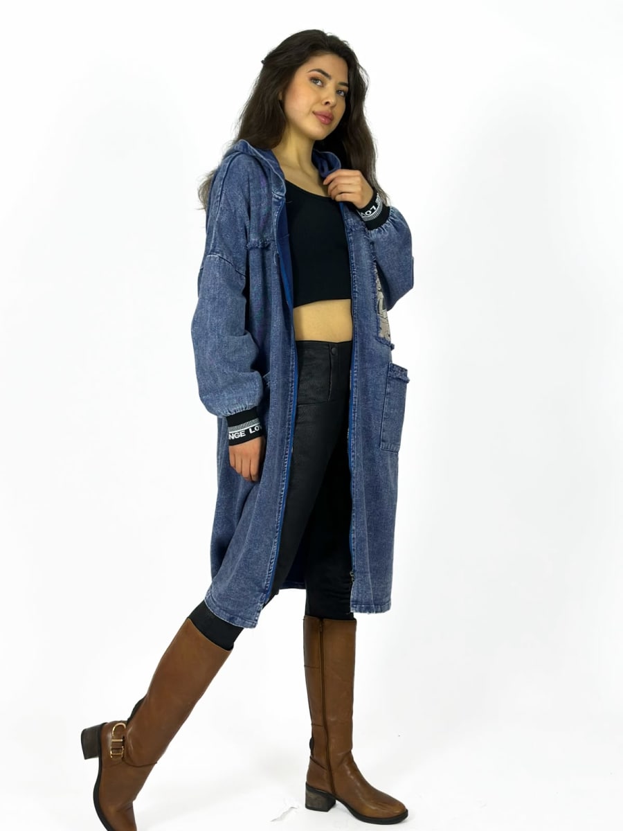 Abrigo Mezclilla Comic Oversize A3-69/754