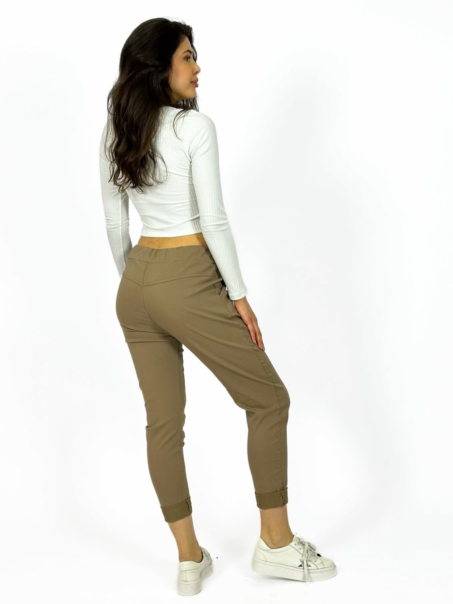 Jogger Italiano Cuadro print Letras Brillantes A2-57/614