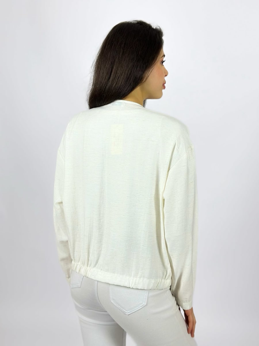 Bomber Casual Lino Bordada A1-2810