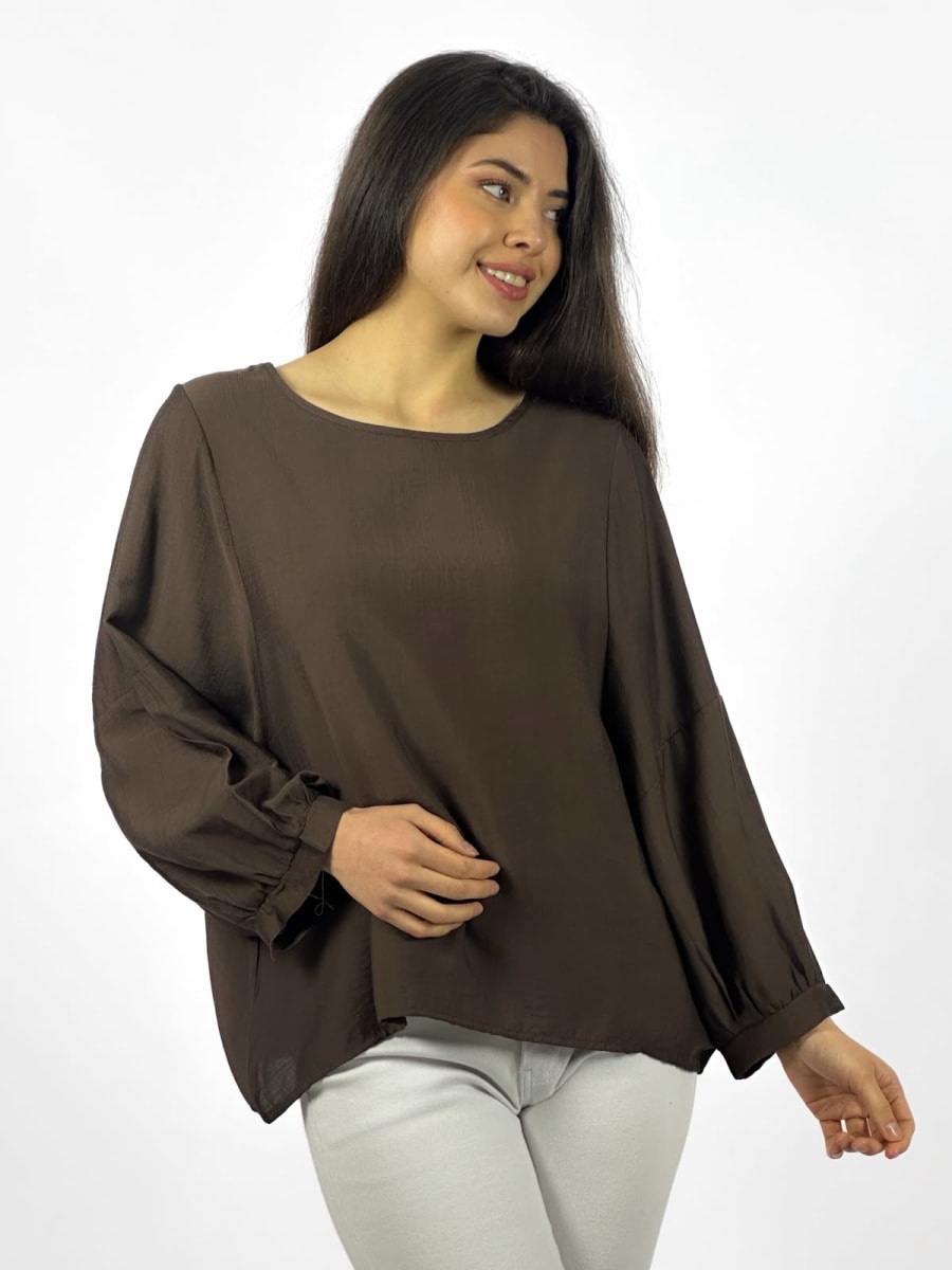 Blusa Casual Holgada S/Botones A1-248