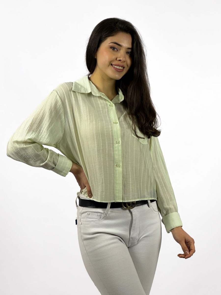 Blusa Casual Lineas Verticales A1-3014
