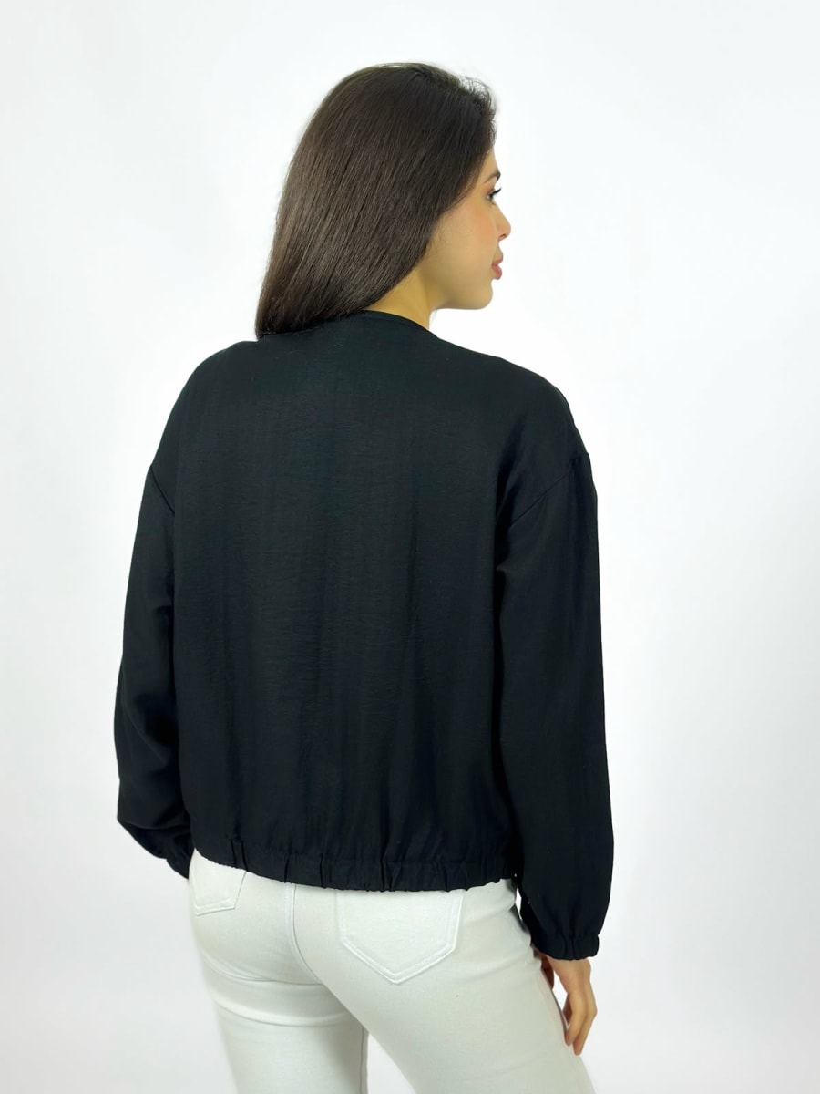 Bomber Casual Lino Bordada A1-287