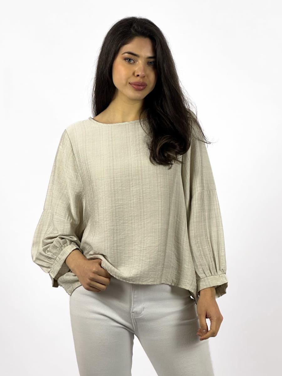 Blusa Casual Holgada S/Botones A1-246