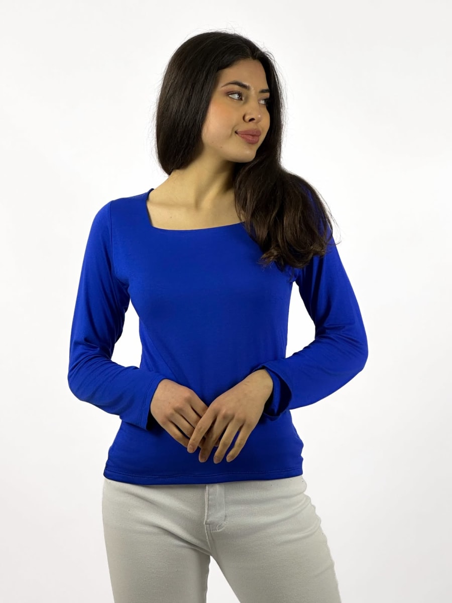 Polera Basica Cuello Cuadrado A3-808