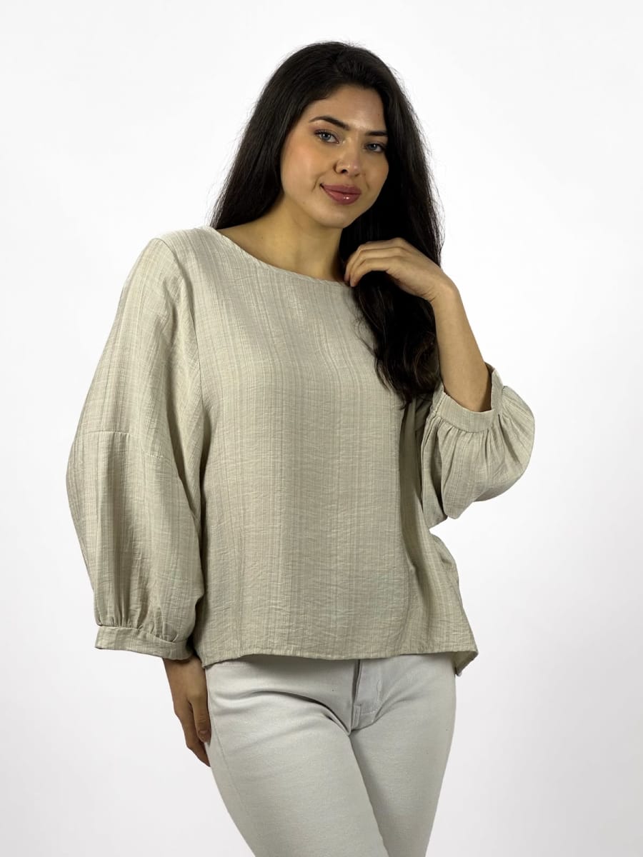 Blusa Casual Holgada S/Botones A1-244