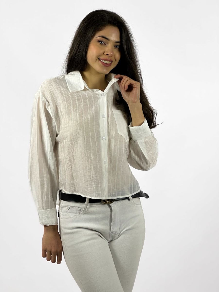 Blusa Casual Lineas Verticales A1-302